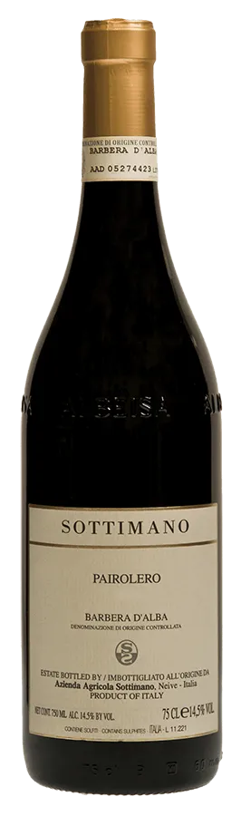 Pairolero, Barbera d'Alba Superiore von Sottimano - Flasche Rotwein aus dem Piemont