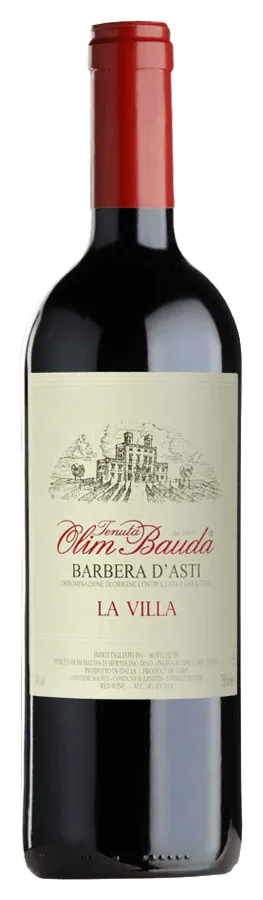 La Villa von Tenuta Olim Bauda - Flasche Rotwein aus dem Piemont