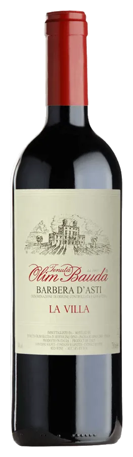 La Villa La Villa de Tenuta Olim Bauda - Bouteille de Vin rouge du Piémont