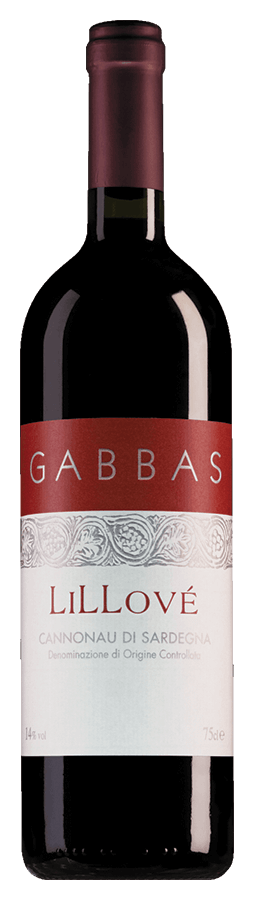 Lillové de Gabbas - Bouteille de Vin rouge de la Sardegne