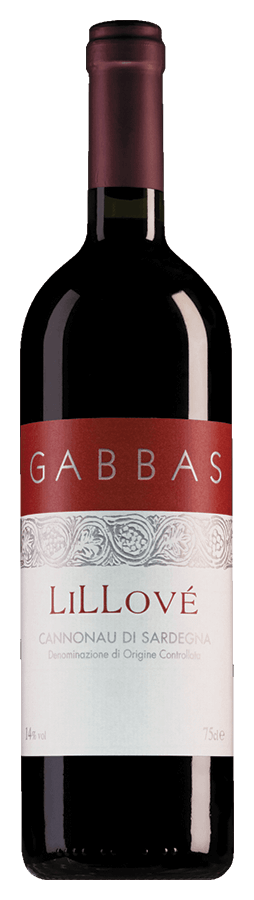lillove-cannonau-sardegna-gabbas-doc-75cl Lillové de Gabbas - Bouteille de Vin rouge de la Sardegne