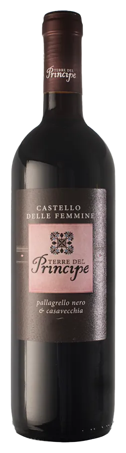 Castello delle Femmine de Terre del Principe - Bouteille de Vin rouge Biologique de la Campagne