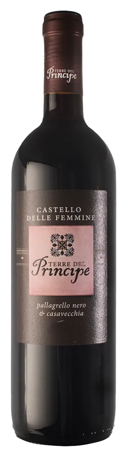 Castello delle Femmine Castello delle Femmine de Terre del Principe - Bouteille de Vin rouge Biologique de la Campagne