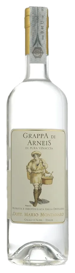 grappa-arneis-monovitigno-mario-montanaro-alba Grappa di Arneis von Mario Montanaro - Flasche Grappa aus dem Piemont