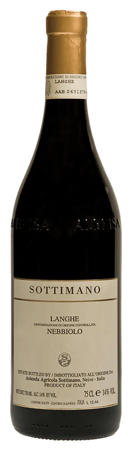 Langhe Nebbiolo Langhe Nebbiolo von Sottimano - Flasche Rotwein aus dem Piemont
