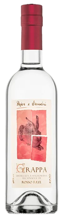 grappa-rosso-faye-distilleria-pojer-sandri Grappa di Rosso Faye de Pojer & Sandri - Bouteille de Grappa du Tyrol du sud