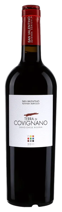 terra-covignano-sangiovese-san-valentino Terra di Covignano Sangiovese Superiore di Romagna Riserva von San Valentino - Flasche Rotwein Biologisch aus der Emilia-Romagna