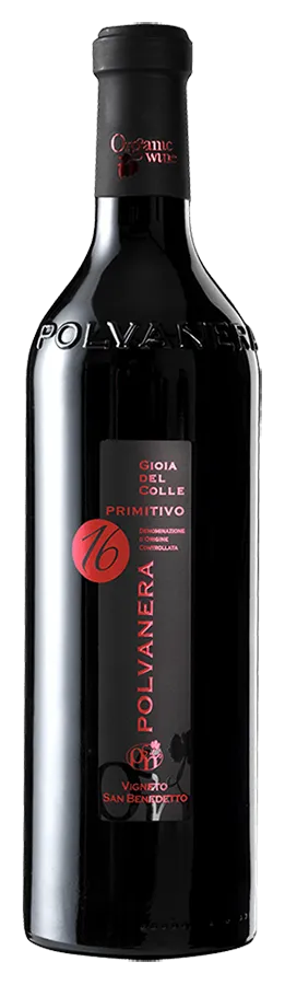 Primitivo Gioia del Colle '16' von Polvanera - Flasche Rotwein Biologisch aus Apulien