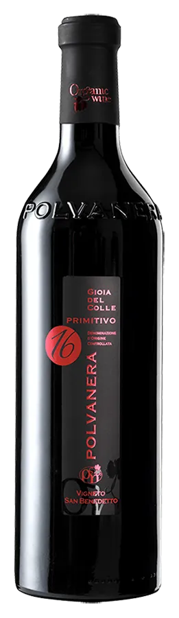 POLVANERA-Primitivo-Gioia-del-Colle-DOC-16-75cl Primitivo Gioia del Colle '16' de Polvanera - Bouteille de Vin rouge Biologique des Pouilles