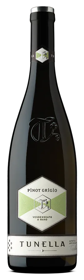 Pinot Grigio Colli Orientali von La Tunella - Flasche Weisswein aus dem Friaul