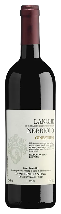 Nebbiolo Langhe Ginestrino Nebbiolo Langhe Ginestrino de Conterno Fantino - Bouteille de Vin rouge Biologique du Piémont