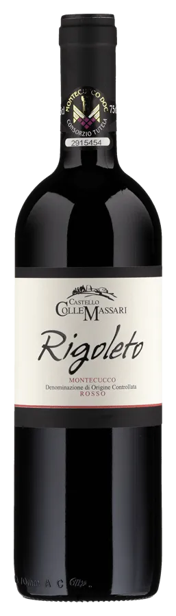 Montecucco Rigoleto de Colle Massari - Bouteille de Vin rouge Biologique de la Toscane