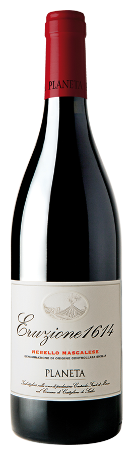 PLANETA-Eruzione-1614-Nerello-Mascalese-Rosso-Sicilia-IGT-2011 Eruzione 1614 Nerrello Mascalese Sicilia Rosso von La Planeta - Flasche Rotwein aus Sizilien