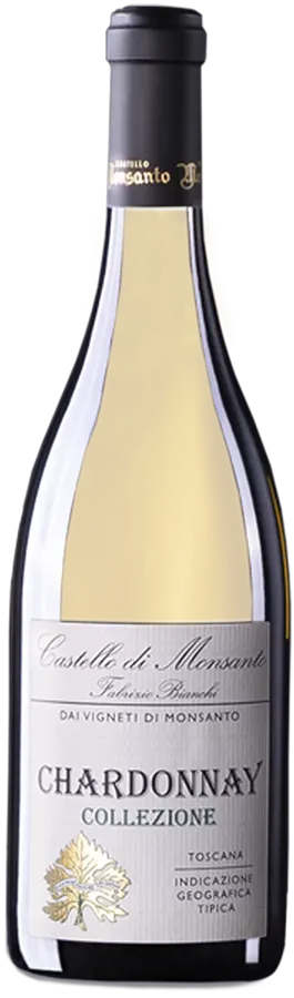 Chardonnay Fabrizzio Bianchi von Castello di Monsanto - Flasche Weisswein aus der Toskana