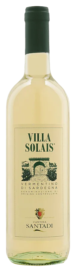 Villa Solais Vermentino de Santadi - Bouteille de Vin blanc de la Sardegne