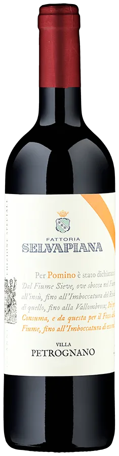 Pomino Rosso Villa di Petrognano von Selvapiana - Flasche Rotwein Biologisch aus der Toskana