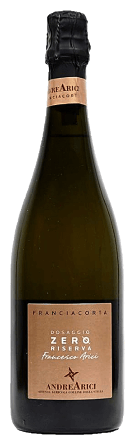 Franciacorta Dosaggiozero Riserva Francesco Arici von Colline della Stella - Flasche Schaumwein aus der Lombardei