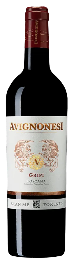Grifi Rosso Toscana IGT de Avignonesi - Bouteille de Vin rouge Biodynamique de la Toscane