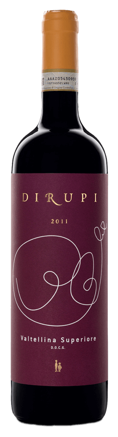 Valtellina Superiore de Dirupi - Bouteille de Vin rouge Biologique de la Lombardie