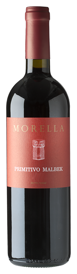 Primitivo Malbek von Morella - Flasche Rotwein aus Apulien