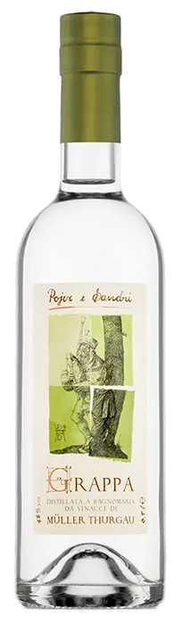 grappa-mueller-thurgau-distilleria-pojer-sandri Grappa di Müller Thurgau de Pojer & Sandri - Bouteille de Grappa du Tyrol du sud