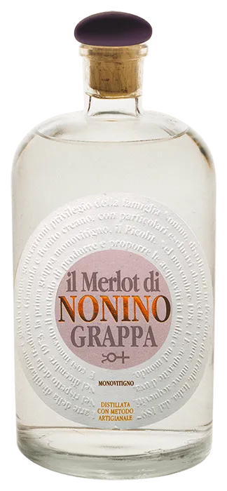 grappa-il-merlot-monovitigno-nonino Grappa Il Merlot von Nonino - Flasche Grappa aus dem Friaul