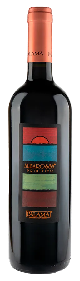 Primitivo Alba Rossa Salento von Palamà - Flasche Rotwein aus Apulien