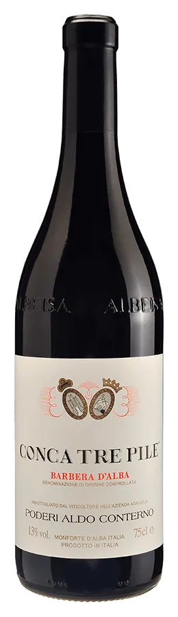 Barbera d'Alba Conca Tre Pile Barbera d'Alba Conca Tre Pile von Poderi Aldo Conterno - Flasche Rotwein aus dem Piemont