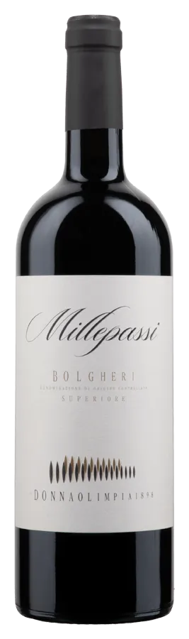 Millepassi Bolgheri Superiore de Donna Olimpia - Bouteille de Vin rouge de la Toscane