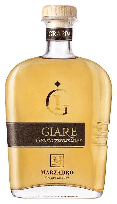 grappa-giare-gewuerztraminer-marzadro-70cl Grappa Le Giare Gewürztraminer de Distilleria Marzadro - Bouteille de Grappa du Tyrol du sud