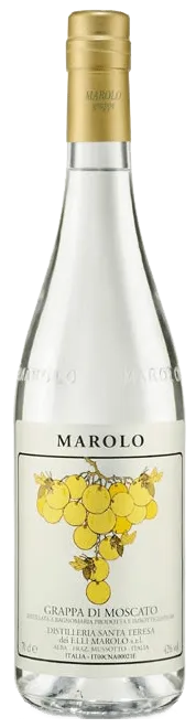 Grappa di Moscato von Marolo - Flasche Grappa aus dem Piemont