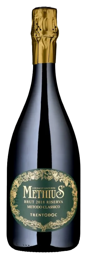 Methius Brut Riserva von Dorigati - Flasche Schaumwein aus dem Trentino