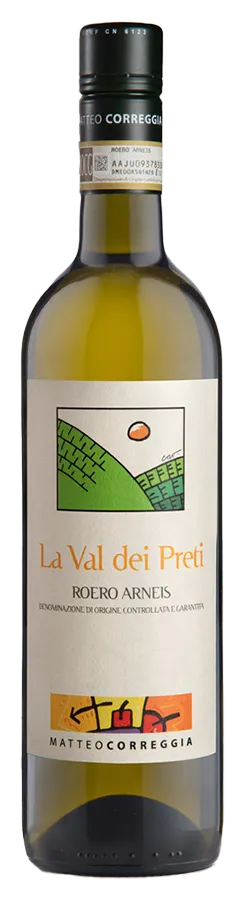Roero Arneis La Val dei Preti von Matteo Correggia - Flasche Weisswein aus dem Piemont