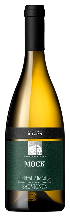 Mock von Kellerei Bozen - Flasche Weisswein aus dem Südtirol