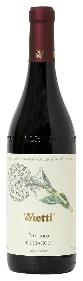 Langhe Nebbiolo Perbacco von Vietti - Flasche Rotwein aus dem Piemont