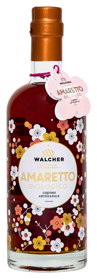 Amaretto Liquore Artigianale Amaretto Liquore Artigianale von Walcher - Flasche Likör Biologisch aus dem Südtirol