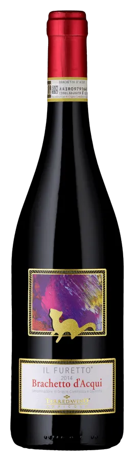 brachetto-dacqui-furetto-vite-colte-docg-75cl Brachetto d'Acqui Il Furetto von Vite Colte - Flasche Rotwein aus dem Piemont
