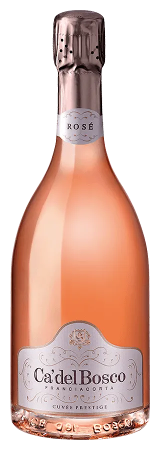 Rosé Cuvee Prestige Rosé Cuvee Prestige von Cà del Bosco - Flasche Schaumwein aus der Lombardei