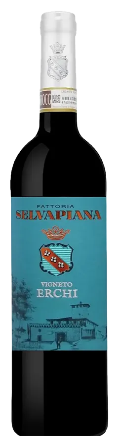 Chianti Rufina Vigneto Erchi de Selvapiana - Bouteille de Vin rouge Biologique de la Toscane