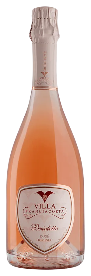 Briolette Rosé Demi-Sec Briolette Rosé Demi-sec von Villa Franciacorta - Flasche Schaumwein aus der Lombardei