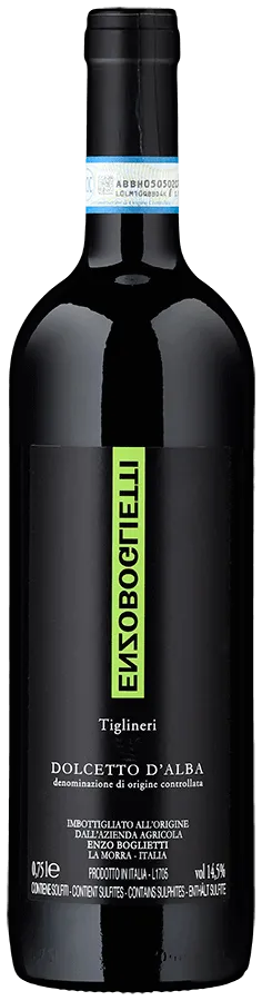 Dolcetto d'Alba Tiglineri Dolcetto d'Alba Tiglineri de Enzo Boglietti - Bouteille de Vin rouge Biologique du Piémont