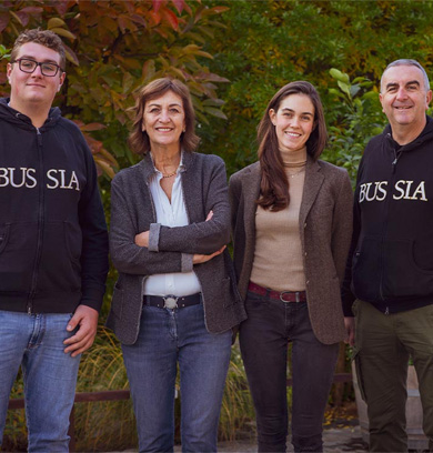 Winzerfamilie vom Weingut Parusso aus dem Piemont