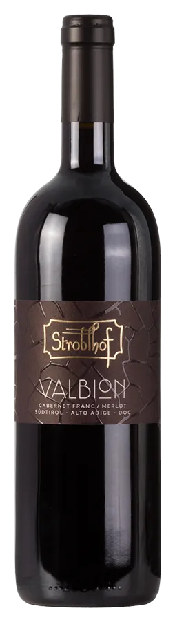Valbion de Stroblhof - Bouteille de vin rouge du Tyrol du Sud