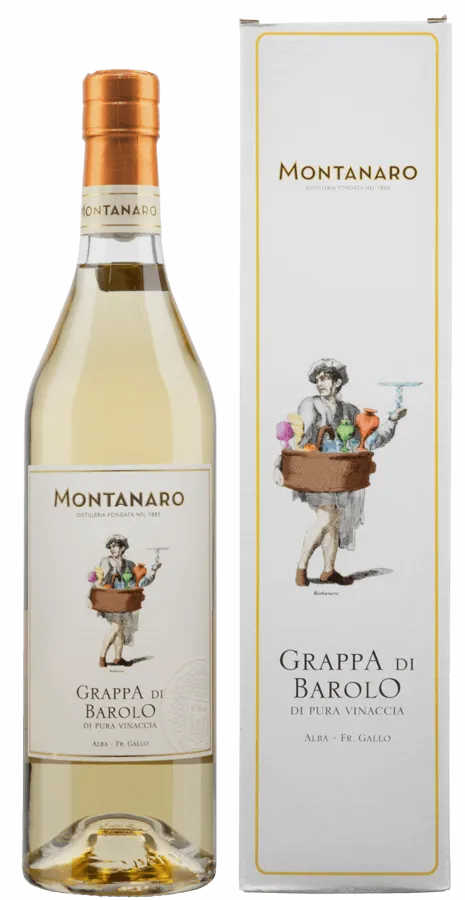 Grappa di Barolo von Mario Montanaro - Flasche Grappa aus dem Piemont
