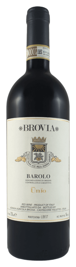 Barolo Unio von Az. Agr. Brovia - Flasche Rotwein aus dem Piemont