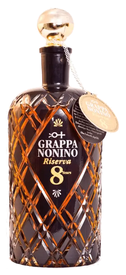 grappa-riserva-8-years-nonino-friuli Grappa Riserva 8 years von Nonino - Flasche Grappa aus dem Friaul