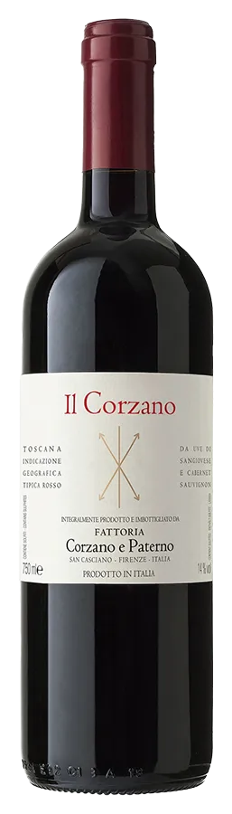Il Corzano Rosso Toscano de Corzano e Paterno - Bouteille de Vin rouge Biologique de la Toscane