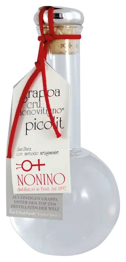 grappa-picolit-legendary-monovitigno-nonino Grappa Picolit «The Legendary» von Nonino - Flasche Grappa aus dem Friaul
