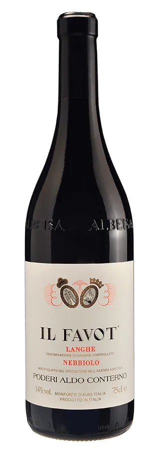 Il Favot, Langhe Nebbiolo Il Favot, Langhe Nebbiolo von Poderi Aldo Conterno - Flasche Rotwein aus dem Piemont