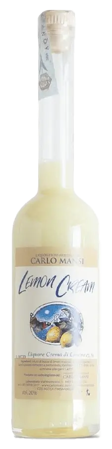 Liquore Crema di Limone Liquore Crema di Limone von Carlo Mansi - Flasche Likör aus Kampanien